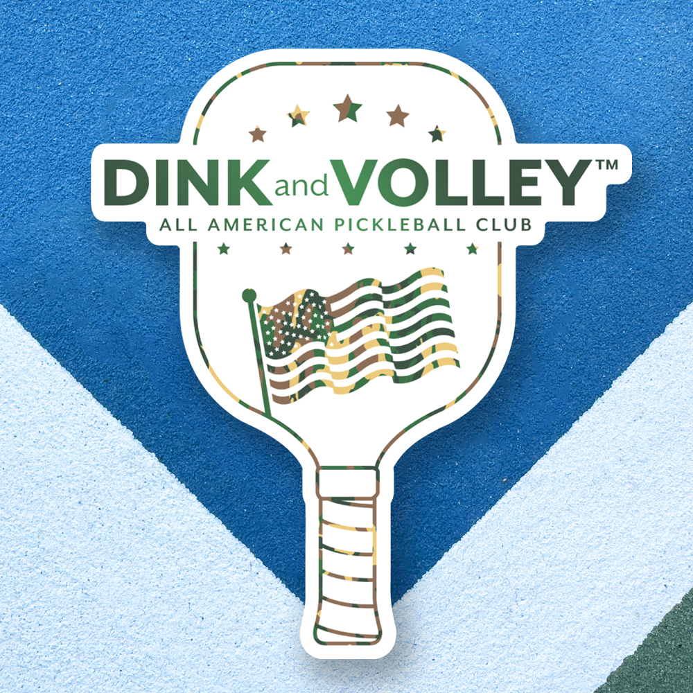 The All American Pickleball Club Sticker