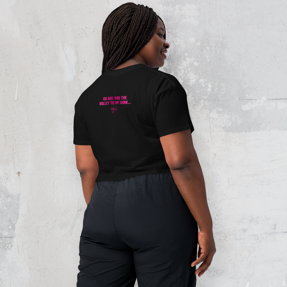 The Dink To My Volley Crop Tee