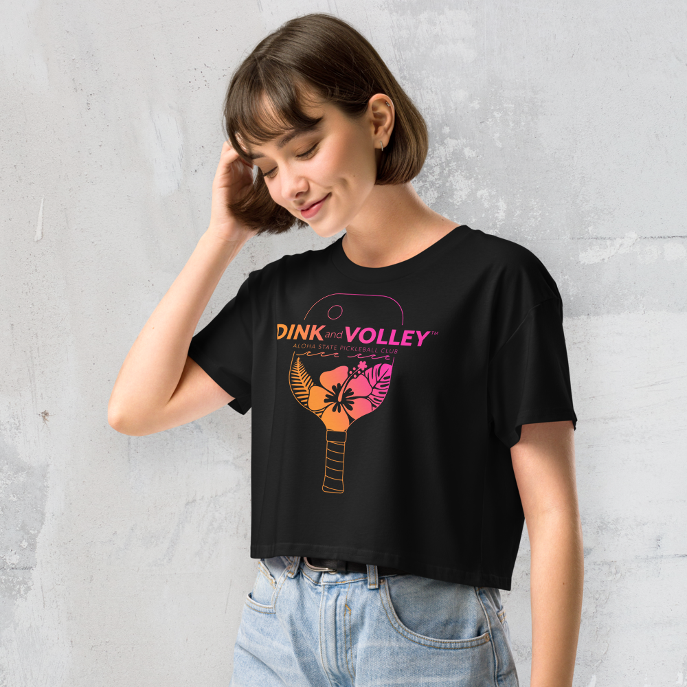 The Aloha State Women’s Crop Tee