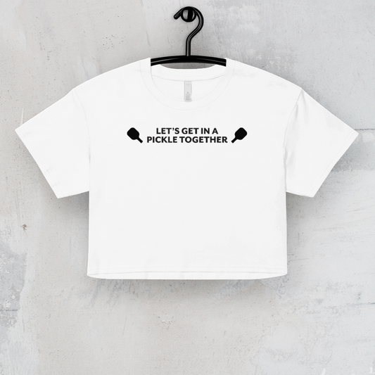 The Pickle Together Crop Tee