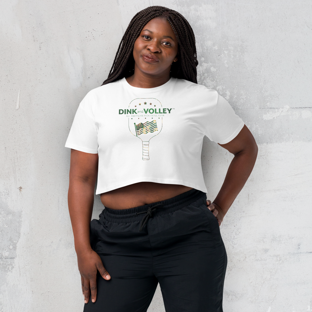The Camo All American Women's Crop Tee