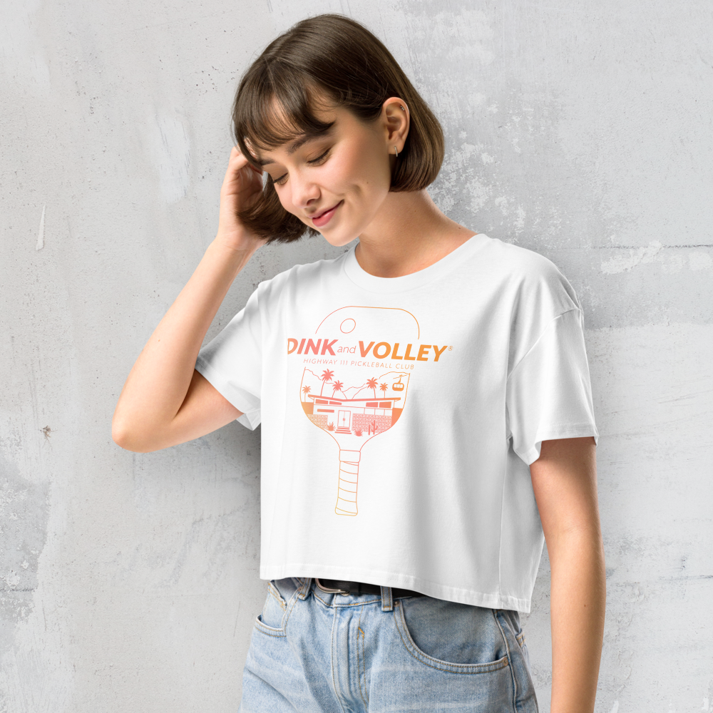 The Palm Springs Women's Crop Tee