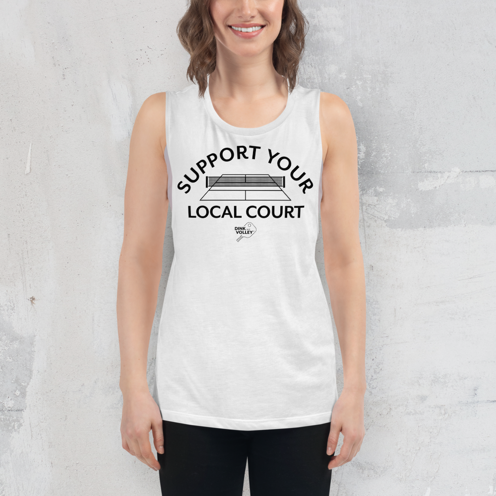 The Support Local Women's Muscle Tee