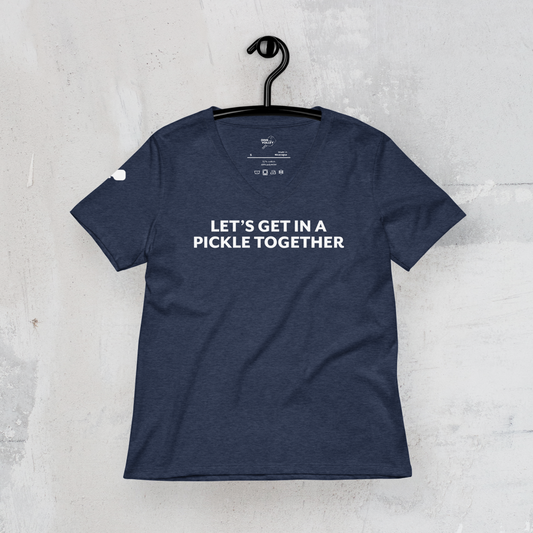 The Pickle Together Women's V-Neck Tee