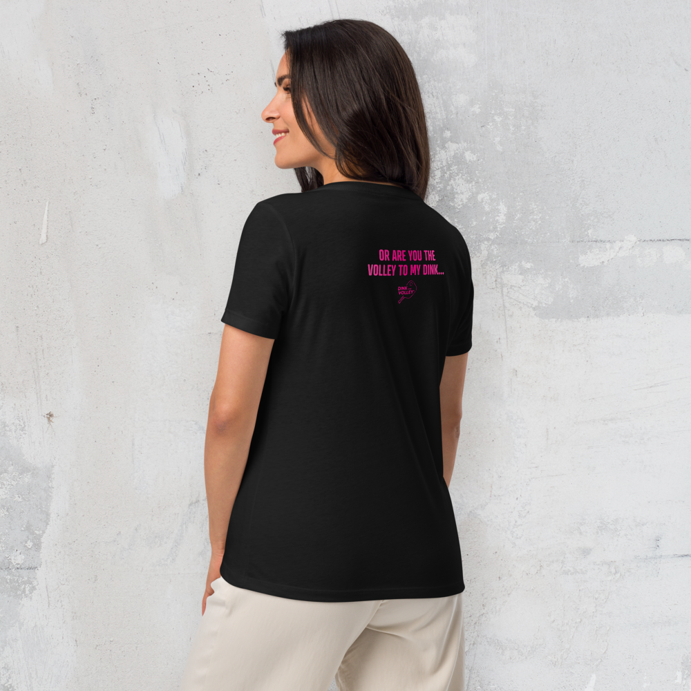 The Dink To My Volley Women's V-Neck Tee
