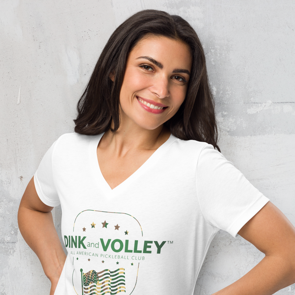 The Camo All American Women's V-Neck Tee