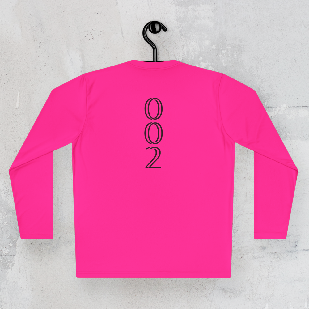 The 002 Unisex Long Sleeve Performance Tee