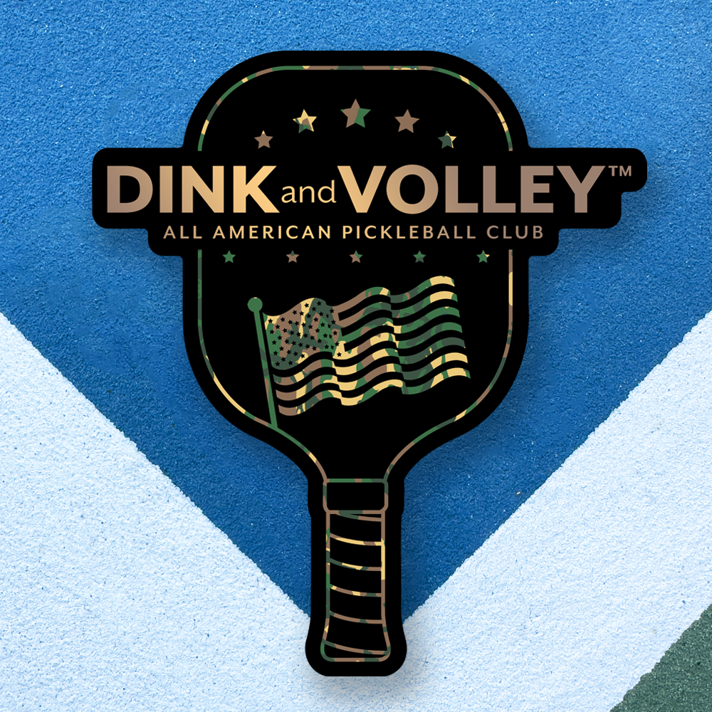 The All American Pickleball Club Sticker