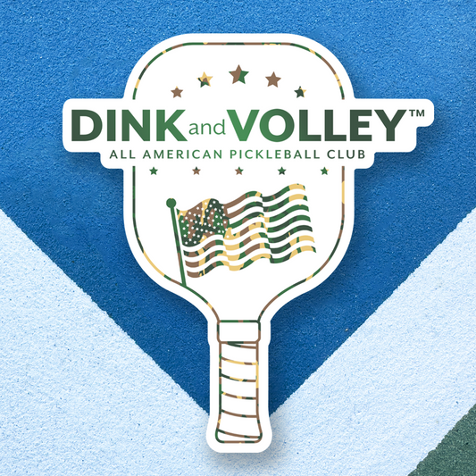 The All American Pickleball Club Sticker