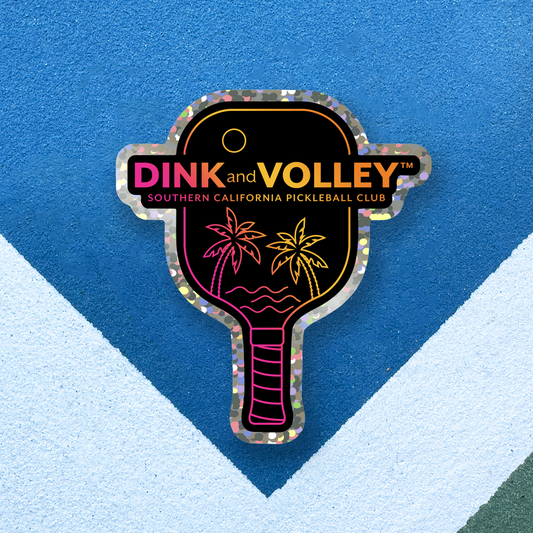 SoCal Pickleball Club Glitter Sticker
