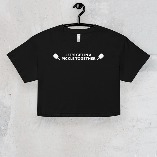 The Pickle Together Crop Tee