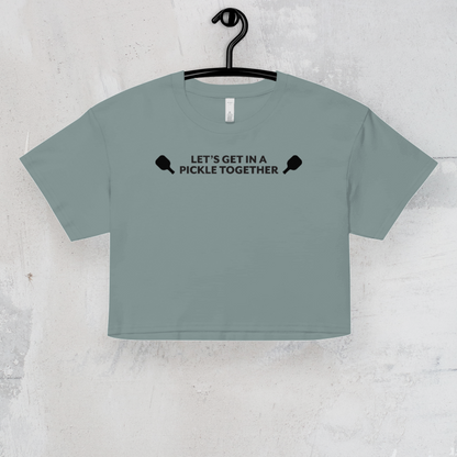 The Pickle Together Crop Tee