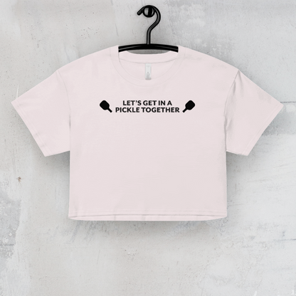 The Pickle Together Crop Tee