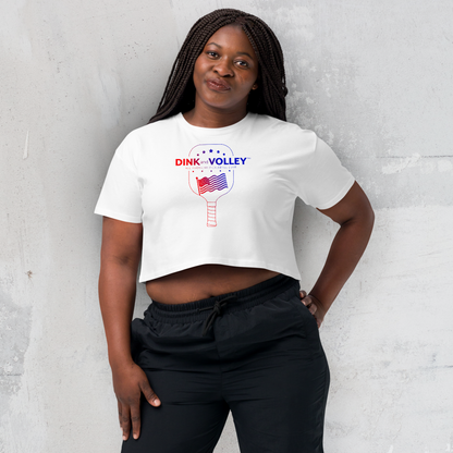 The All American Women's Crop Tee