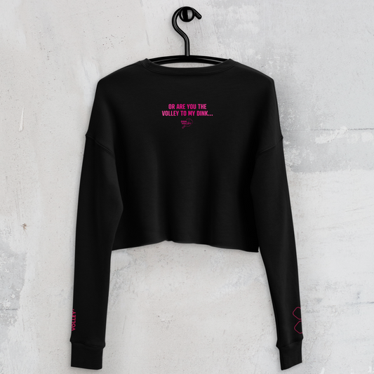 The Dink To My Volley Long-Sleeved Crop Sweatshirt