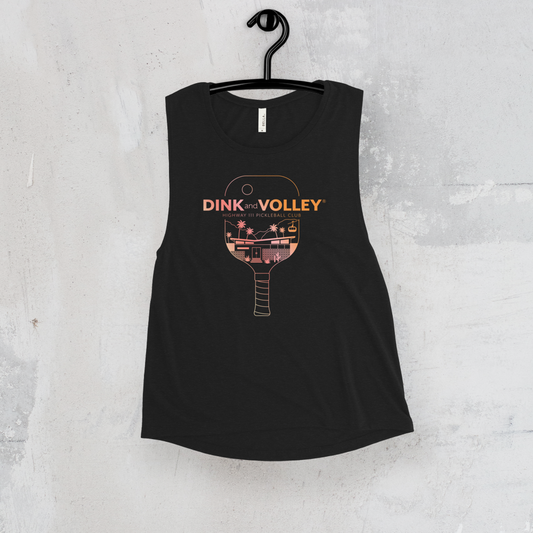The Palm Springs Women's Muscle Tee