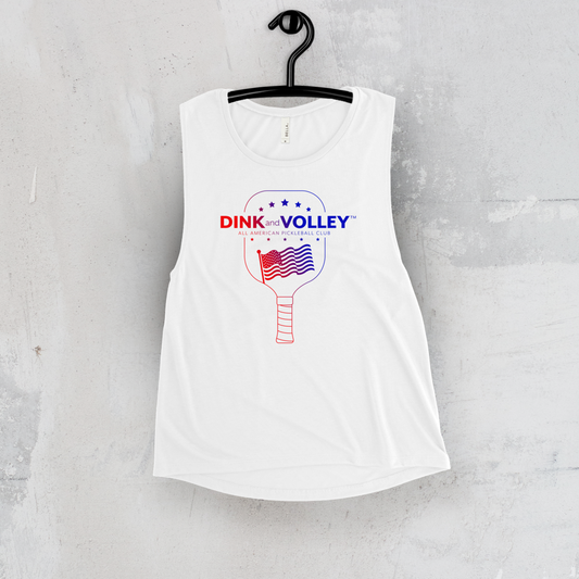 The All American Women's Muscle Tee