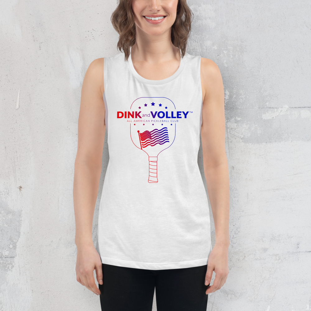 The All American Women's Muscle Tee