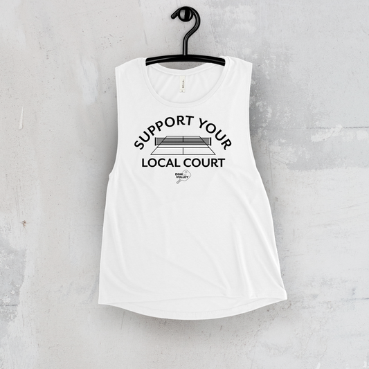 The Support Local Women's Muscle Tee