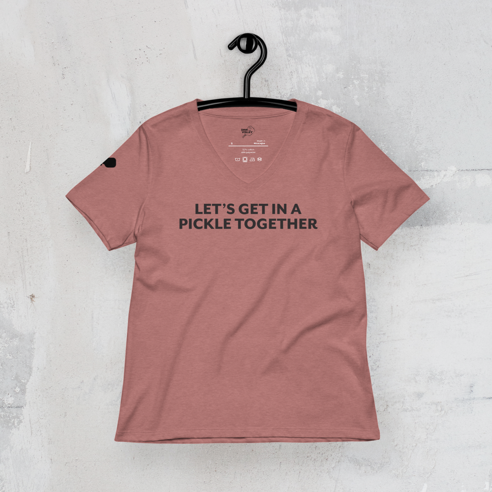 The Pickle Together Women's V-Neck Tee