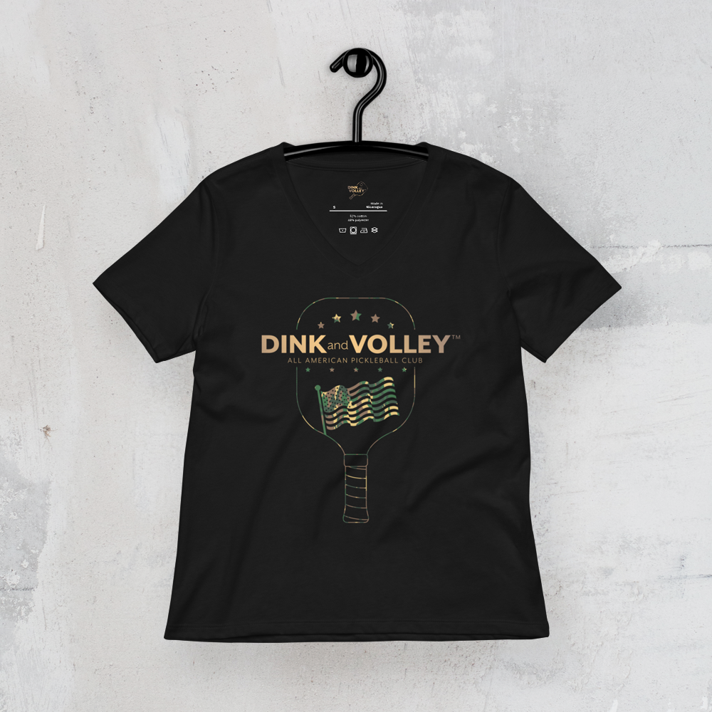 The Camo All American Women's V-Neck Tee