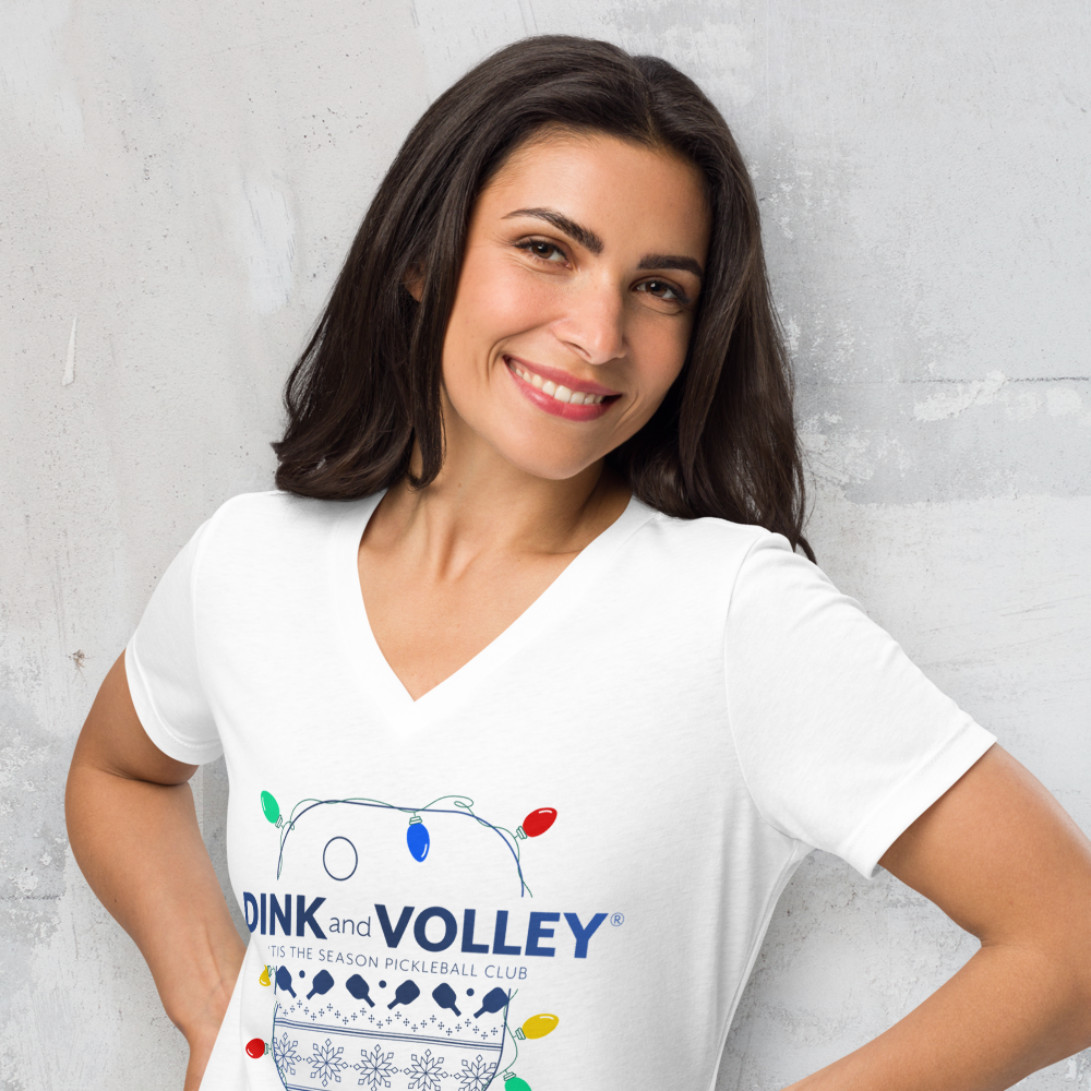 The Tis The Season Holiday Women's V-Neck Tee
