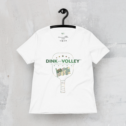 The All American Camo Women's V-Neck Tee