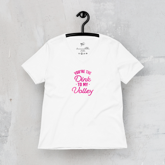 The Dink To My Volley Women's V-Neck Tee